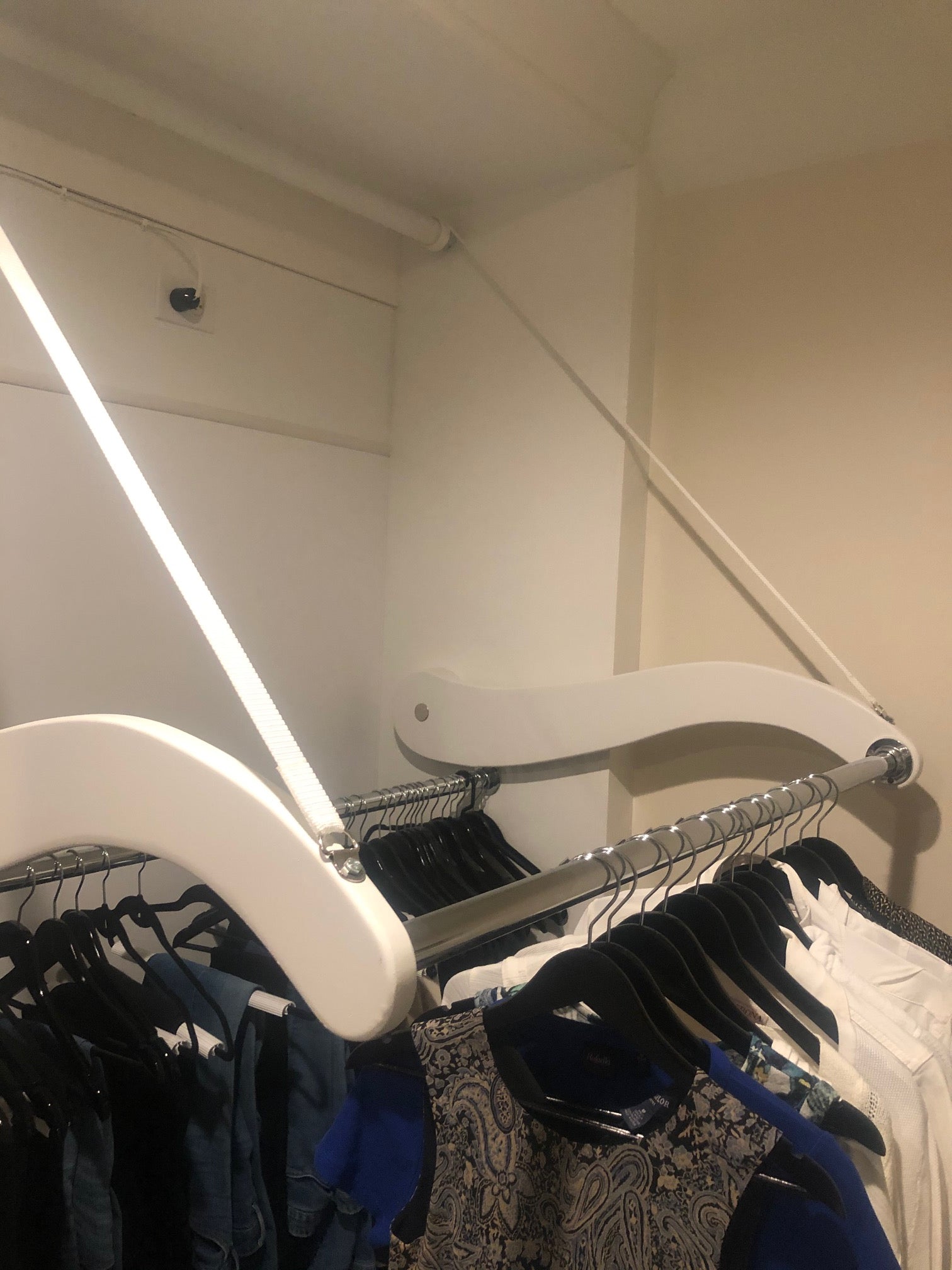 Wood Motorized Wardrobe Lift